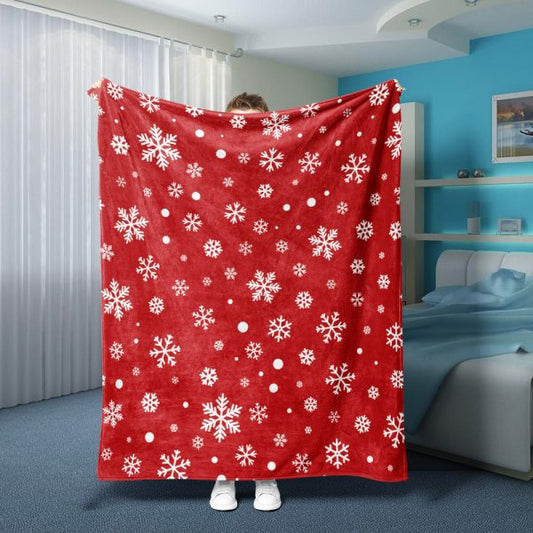 Flannel Christmas Throw Soft Blankets Flannel Fleece ( 160 x 200 ) CM