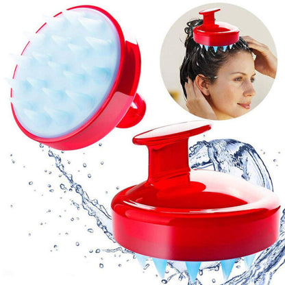 Silicone Shampoo Brush Hair Scalp Massager Brush ( Random Color )