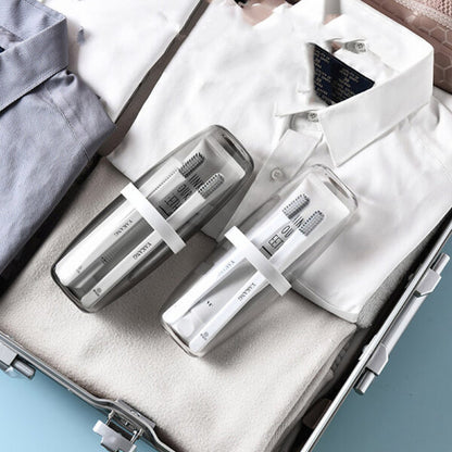 Travel wash cup portable toothbrush storage box