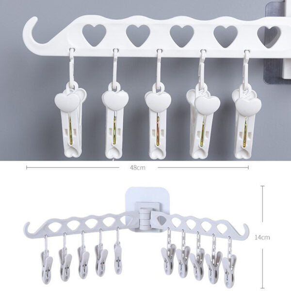 Multi-Function Clothes Hanger Socks Clip