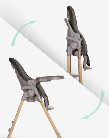 Olive Dark Grey Highchair