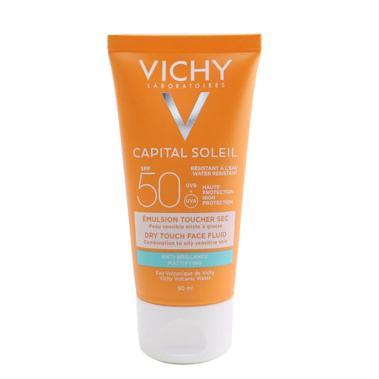 Vichy Capital Soleil Dry Touch Anti Shine Sunscreen Suitable for combination to oily Sensative skin SPF50+ / 50ml