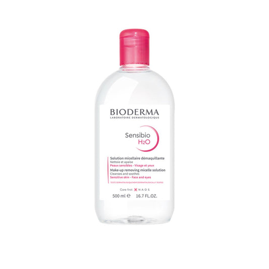 Bioderma Sensibio H2O - Make-up Removing Micelle Solution for Sensitive Skin / 500ml