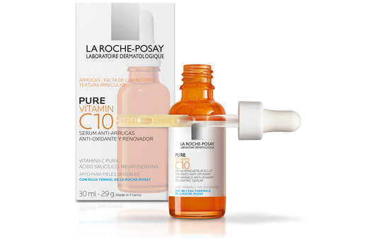 La Roche-Posay 10% Pure Vitamin C Anti Aging Face Serum for Wrinkles / 30ml
