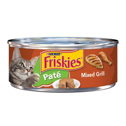 Friskies Pate Mixed Grill Adult Wet Cat Food / 156g